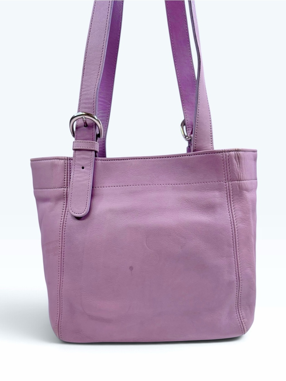🦄 Vintage Coach Waverly Soho Buckle Bag 4157 — Lavender/Lilac/Purple - Picture 11 of 12